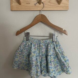 Floral Cotton Elastic-Waist Bubble Shorts 4yrs